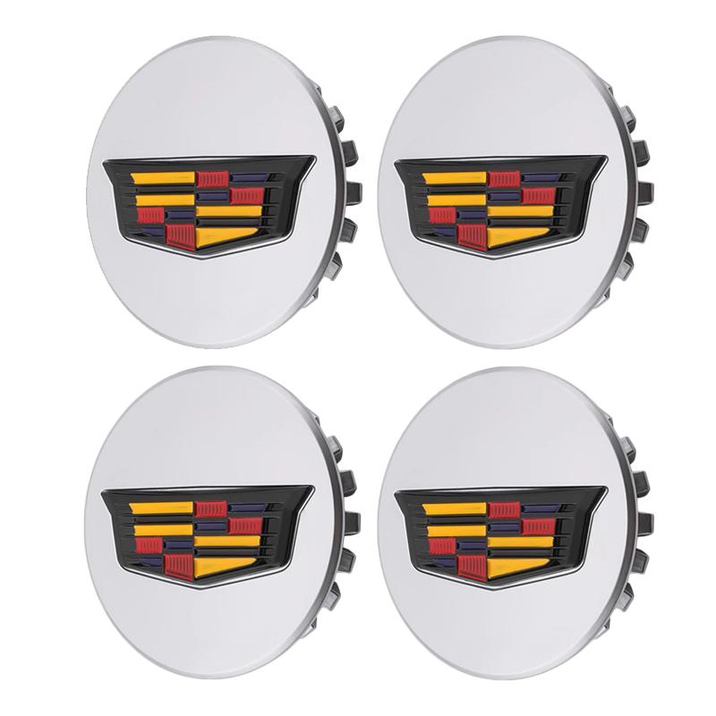 Dla Cadillac Escalade XT5 XT6 CT5 CT6 XTS CT4 66mm 4szt. Nakładki na środek koła samochodowego Akcesoria Emblemat opony samochodowej Stylizacja samochodu