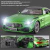 1/18 Scale BENZ AMG-GTR Cool Alloy Sports Car Model, Simulated Interior Details, Cool Lighting and Sound Effects, Exquisite Desktop Ornaments