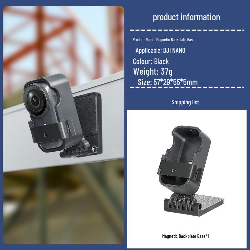 Acessório de Câmera Panorâmica DJI Nano Thumb com Ventosa de Vidro Magnético