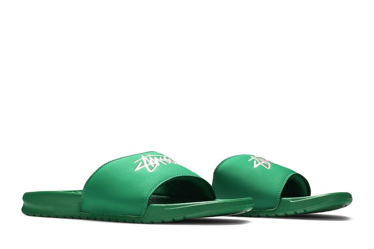 Nike Benassi Slide Stussy Pine Green Sail