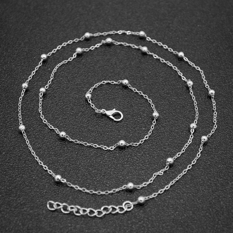 Evropsko-americký plážový glamour tělový řetízek s třpytivým diamantovým přívěskem a střapcem