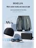 Men's Quick-Dry Swim Trunks: Running, Training, Beach, Double-Layer Anti-Embarrassment, Suitable for European and American Styles.