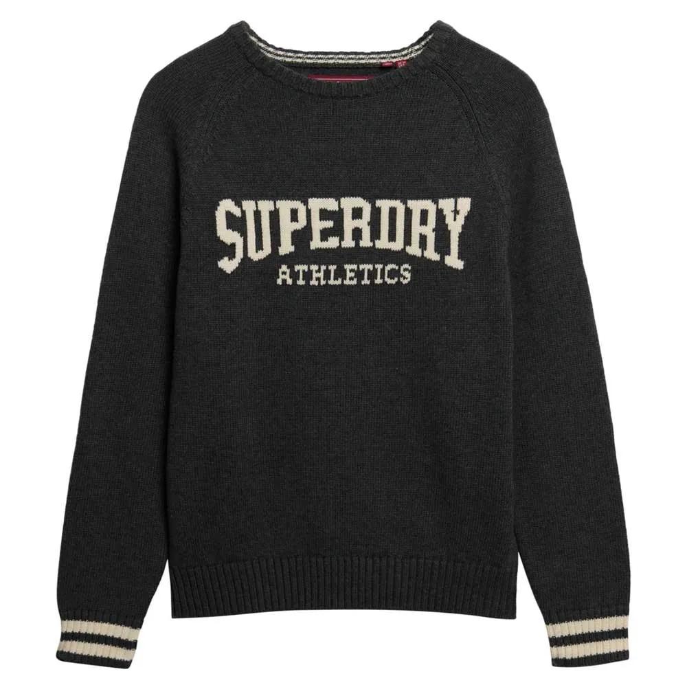 Superdry Damen Grau Pullover Slouchy Intarsia - Bild 4