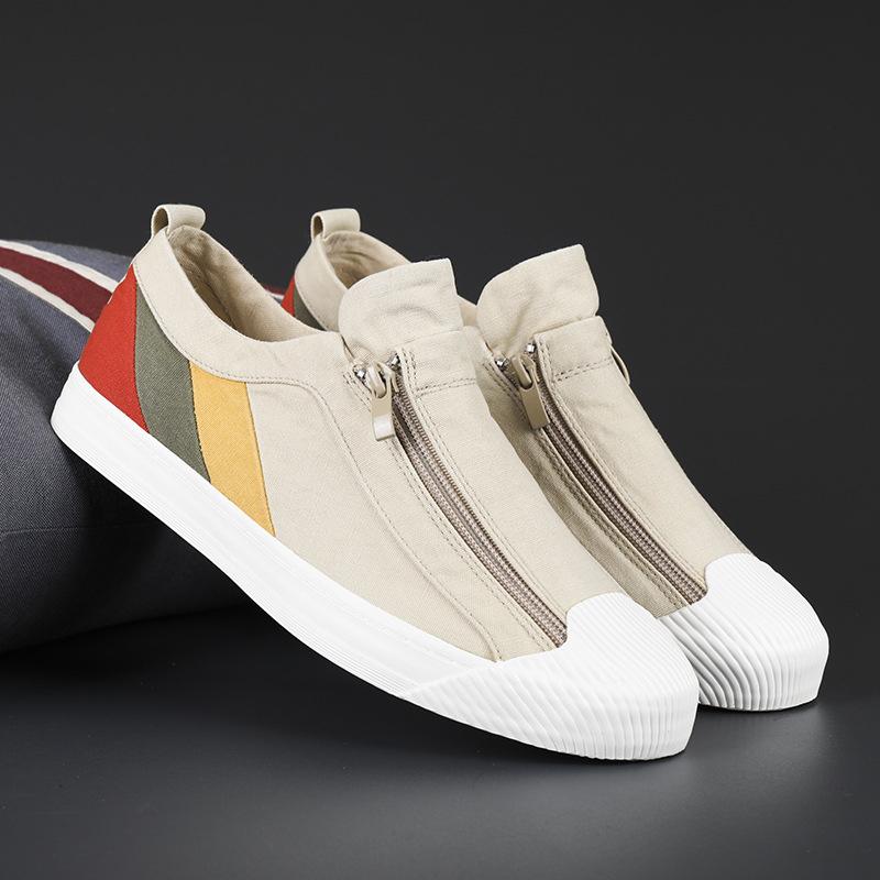 Модные новые мужские повседневные туфли дышащие мужские кроссовки повседневные туфли — фото 6