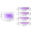 4pairs Reusable Eyelash Lifting Silicone Lamination Pad Vertical Stripe Perm Rods 3d Lashes Extension Curler Makeup Tool