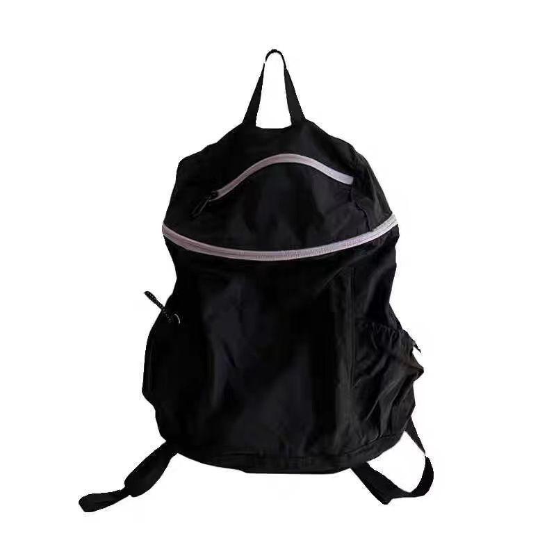Korean Harajuku Style Nylon Backpack - Versatile, Lightweight, Large Capacity, Double Shoulder for Students
