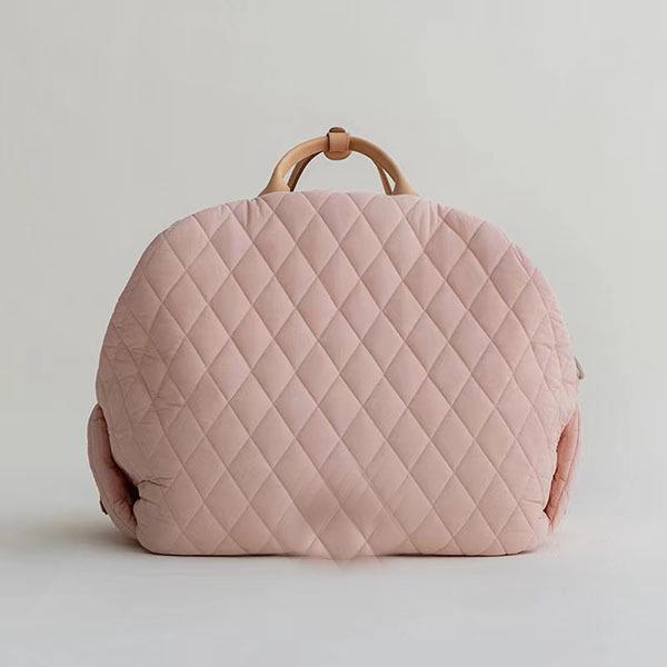 Enhanced Waterproof Nylon Pet Carrier & Convertible Dog/Cat Bed