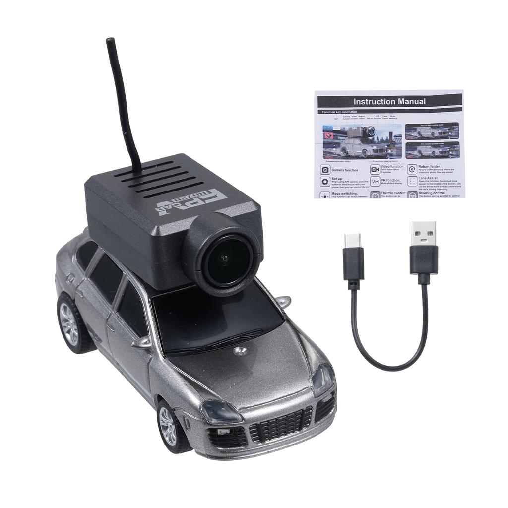 Remote Control Car with 720P HD WiFi Camera, Gyro, Ambient Lights, and VR Mode, Mini APP Controlled Toy for Boys Girls