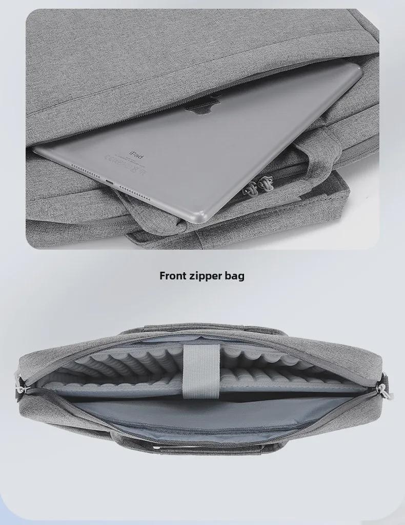Maletín Portátil a Prueba de Salpicaduras para Portátiles de 14-17 Pulgadas - Bolso de Negocios Unisex