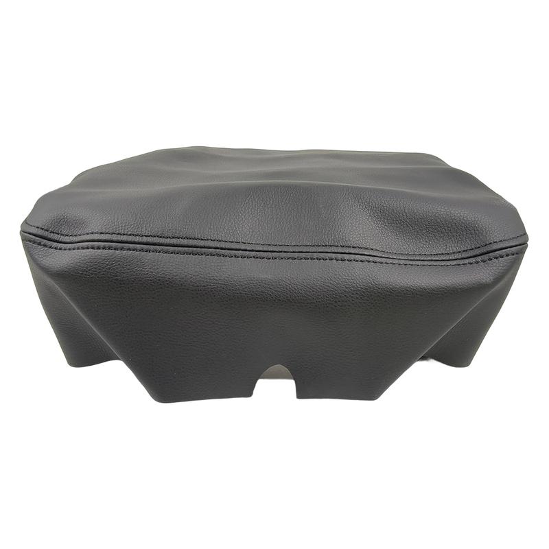 Microfiber Leather Center Console Armrest Box Cover Protection Trim Black For Dodge RAM 1500 2500 3500 2009 2010 2011 2012