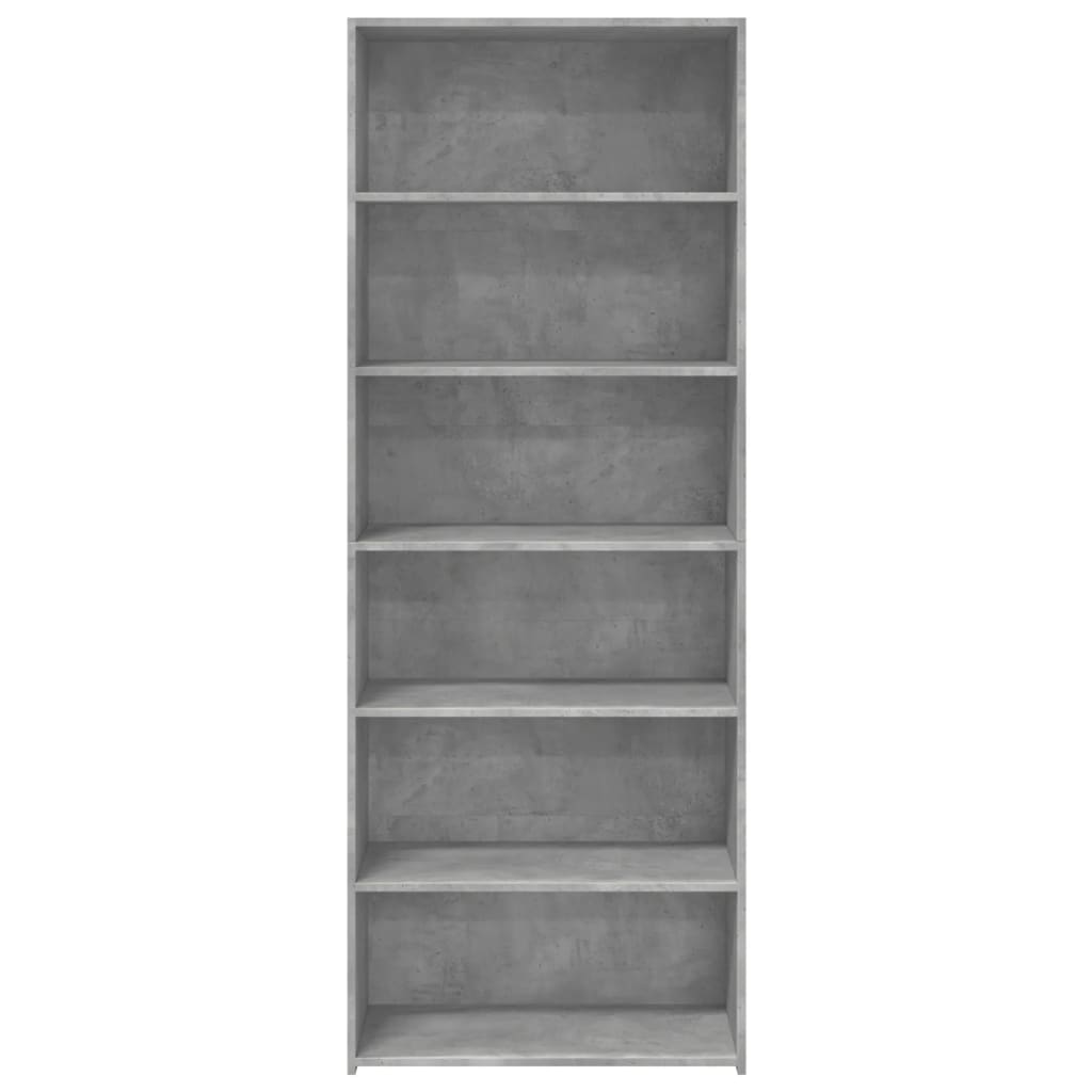 Highboard Concrete Grey 70 x 41 x 185 cm Particleboard