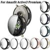 PC+Tempered Screen Protector Cover Shell for Amazfit Active 3 Premium Smart Watch Accessories