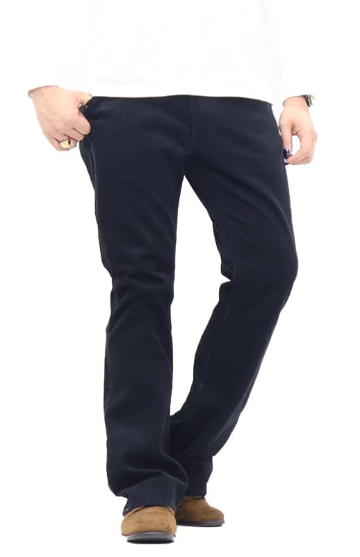 Lee AMERICAN STANDARD 102 bootcut corduroy pants men s black M