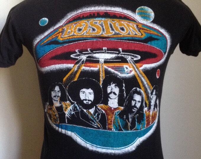 70s Boston Band in Concert 1979 rock band T-shirt S5XL Reprint VM6119 XXXL