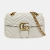 [Pre-Owned] Gucci GG Marmont Matelassé Mini Bag 'White' - Very Good #1NVV52K