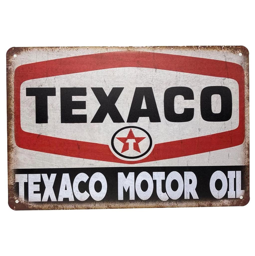 Rostig Skratt Retro Gasolja Metallskylt - Rolig Plakett Dekor - Bar/Pub/Garage Väggkonst