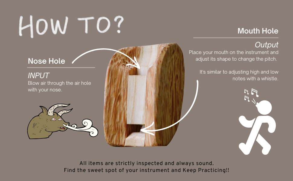 Wooden Nose Flute Beeswax Finish Easy to Play for Intermediate Players Range Clear High Notes Semi-Professional (Whistle) 3-Octave