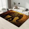 Animal E Elephant Floor Mat Eco Friendly Flannel Doormat Non Slip Odorless Soft Short Plush Indoor Floor Rug