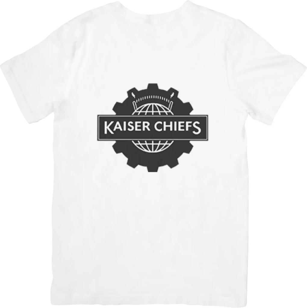 Kaiser Chiefs Music Unisex Fit for Men & Women Quality Cotton T-Shirt White.