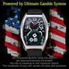 Frank Miura Herrenuhr Macau Gambling Reissue Dice Casino Limited Edition Schwarz