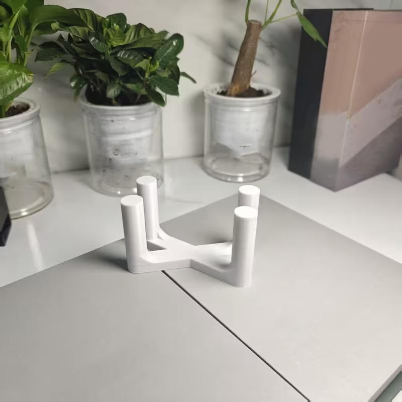 Plastic Weight Scale Stand Space-Saving Organizer for Bathroom or Home Gym, Compatible with Digital and Analog Scales