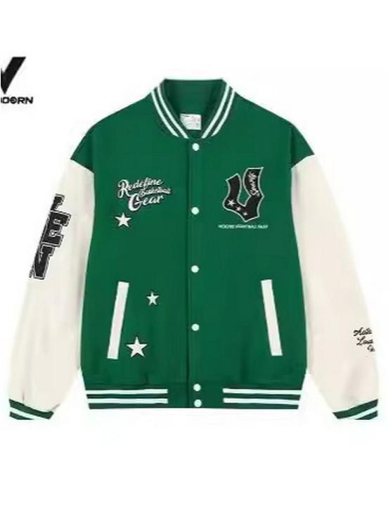 Veste de baseball tendance pour homme: Sweat à capuche Printemps/Automne pour Étudiants Stylés et Amateurs de Sport