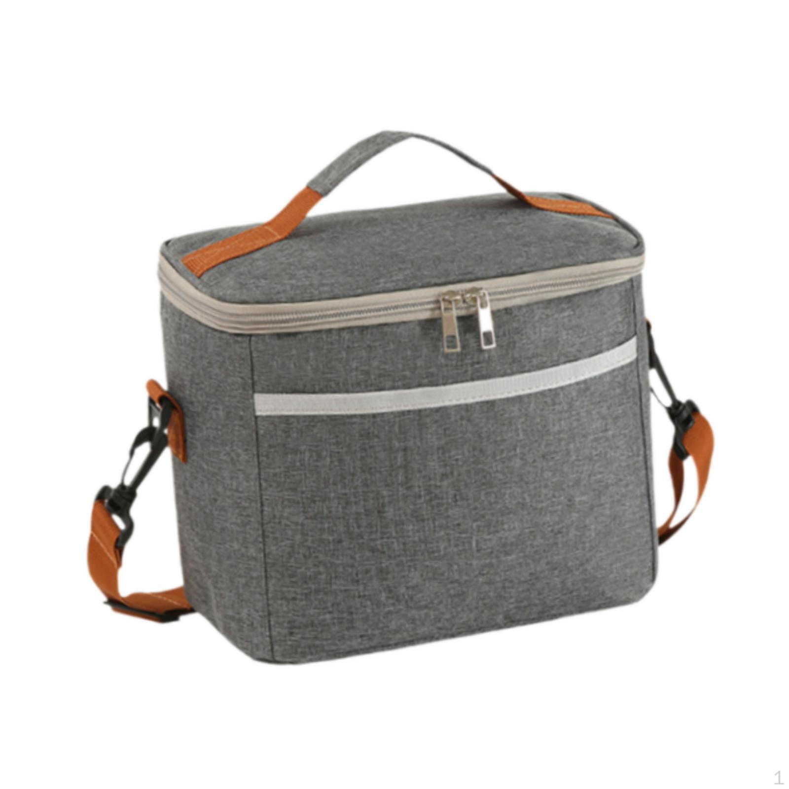 Портативный ланч-бокс контейнер для еды бенто мешочек для ужина герметичный сумка-тоут термосумка с изоляцией Single layer серый 3643₽