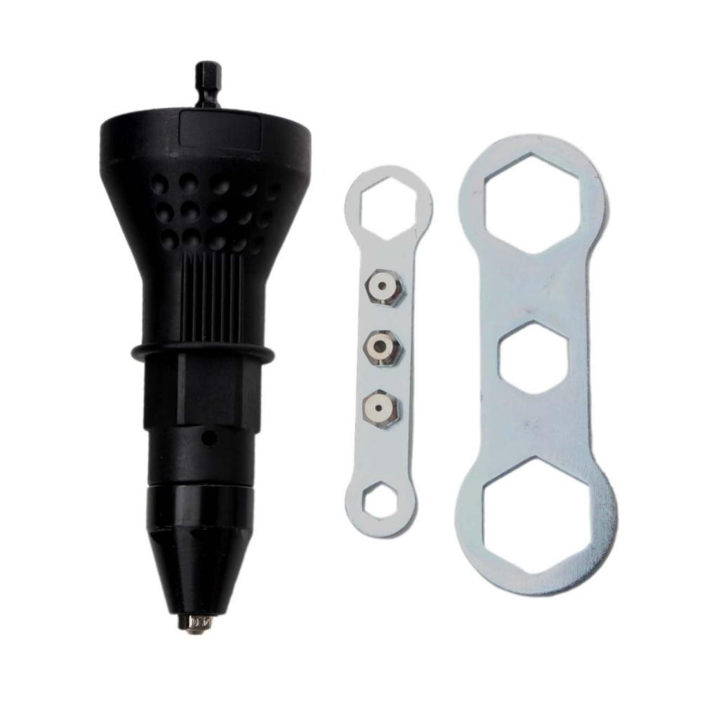Electric New Cordless Drill Rivet Nut Tool – Riveter Adapter For Insert Nuts M2.4–M4.8 (2.4–4.8 Mm) With Wrench  Nuts
