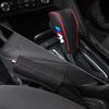 PU Car Shift Handle Cover+Auto Non-slip Hand Brake Cover For M M3 Performance F20 F40 F22 F30 E90 F32 F06 F07 F46 E60 M5