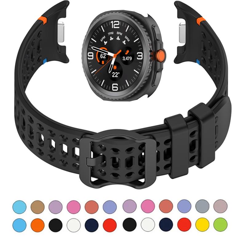 Offizielles Silikonarmband für Samsung Galaxy Watch 8 40mm/44mm Uhrenarmband Verstellbares Armband Galaxy Watch 8 Classic Zubehör