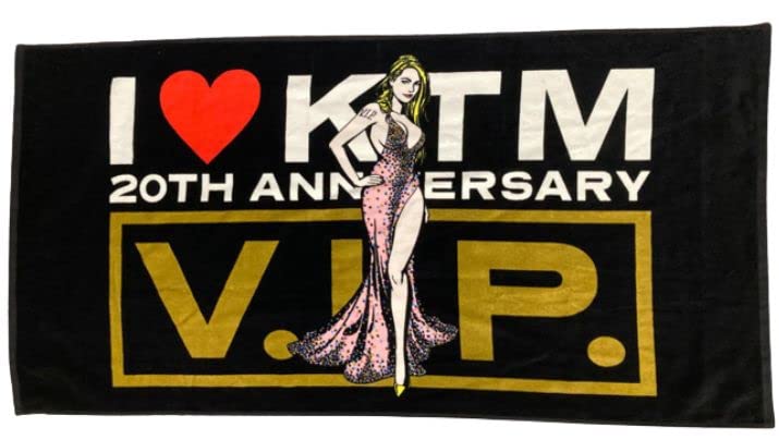 Ketsumeishi "KTM TOUR 2021 20th Anniversary 'The Times Are Changing!!' Don't You Think?" Celebrity Seat Limited Edition Bath Towel