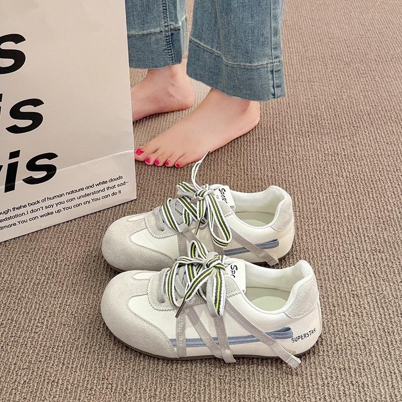 Retro German Training Shoes Women's 2025 Summer New Lightweight Casual Versatile Inner Height-increasing Thick-soled Breathable Sports Forrest Gump