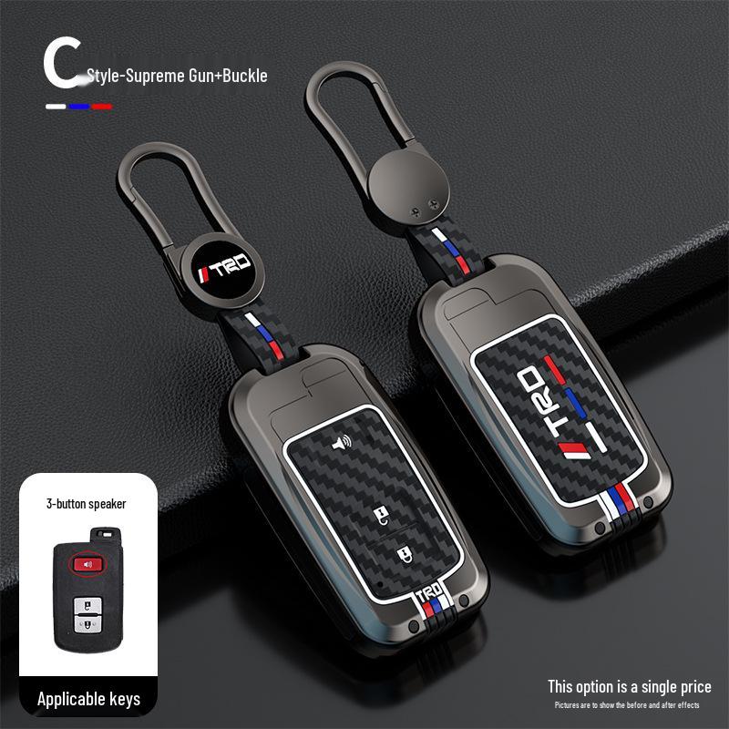 Key Cover for Toyota Land Cruiser LC300, Prado, and RAV4