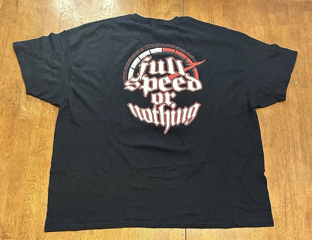 Metallica 2023 Tour Full Speed Or Nothing T-Shirt Rock Band Tee Unisex T-Shirt S