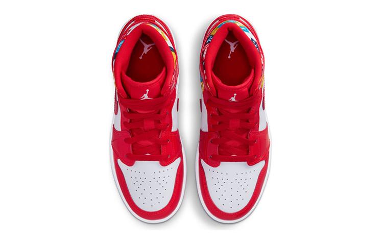 Air Jordan 1 Mid SE GS 'Barcelona Sweater'