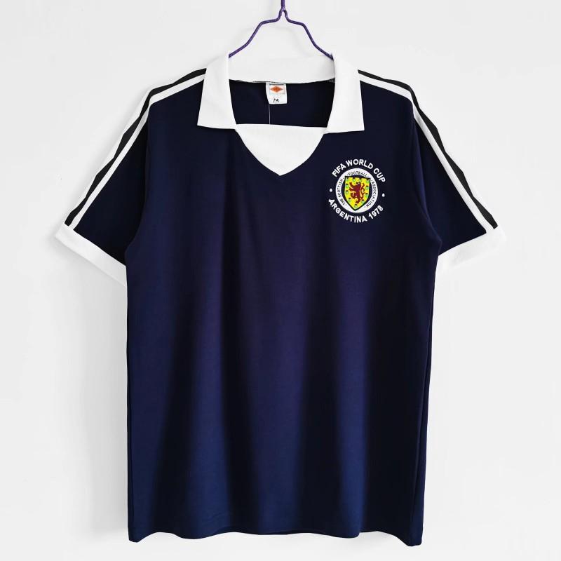 Retro Skotijas izlases futbola krekls ar
