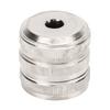 3Pcs Trumpet Valve Cap Metal Silver Screw Piston for Trumpet Replacement Musical Instrument Accessories Trumpet Bottom