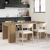 Dining Table 180 x 85 x 75 cm Wood Based Material Artisan Oak