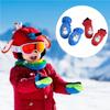 Kids Ski Gloves Warm Children Full-Fingers Non-slide Winter Mittens Cartoon Waterproof Hand Warmer Outdoor Riding Girls