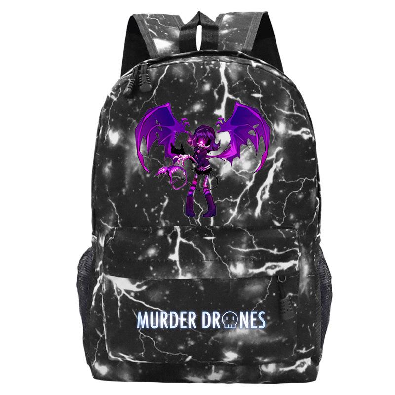 Murder Drones Personality Printing Trend Student School Bag Multifunctional Outdoor Travel Backpack