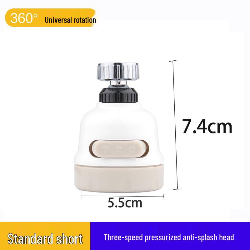 Универсальное поворотное удлинение для кухонного смесителя: Влагозащищенный усилитель раковины и очиститель воды