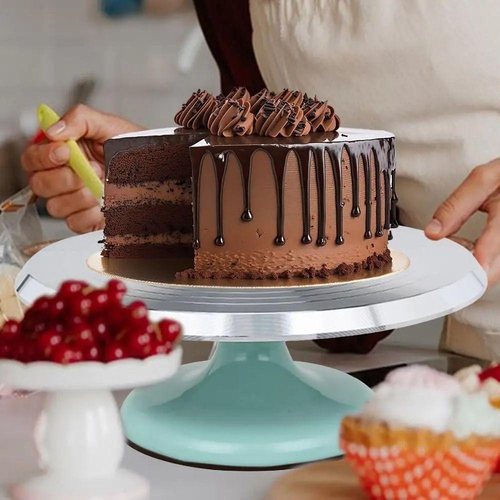 10 / 12palcový otočný stojan na narozeninový dort, protiskluzový otočný stojan na dezerty, otočný stojan na dorty, pečivo