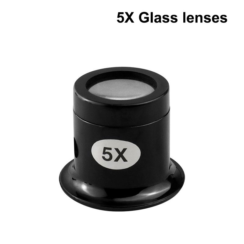 5/10/15/20X Magnifying Glass For Watch Jewelry Appraisal Repair Tool Magnifying Tools Watchmaker Service Tools