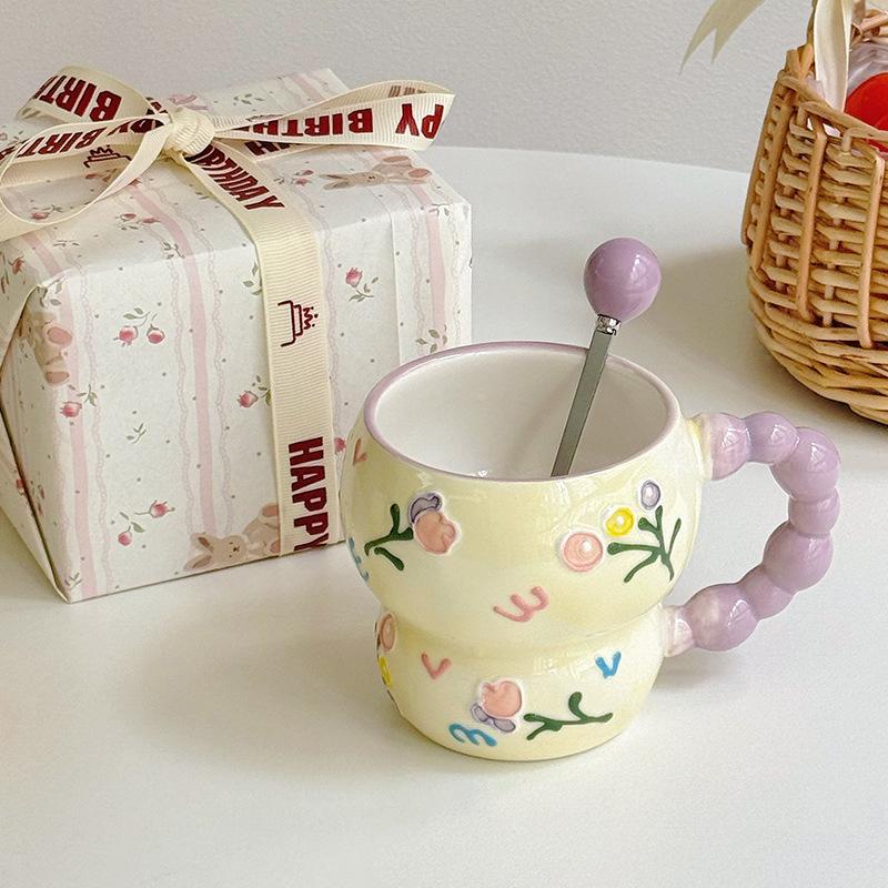 School Gifts for Teachers and Classmates, Ceramic Mugs, Couples, Coffee Mugs, Birthday Gifts for Girls, Gift Boxes