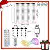 Smart Curtain Lights DIY Color Changing Fairy String Lights Music Sync for Indoor Outdoor Courtyard Garden Christmas Decoration