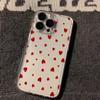 Luminous Love Print Clear Phone Case for iPhone 17 Pro Max 16 15 Pro 14 13 12 11 XR 17Air 16 Plus Silicone Cover