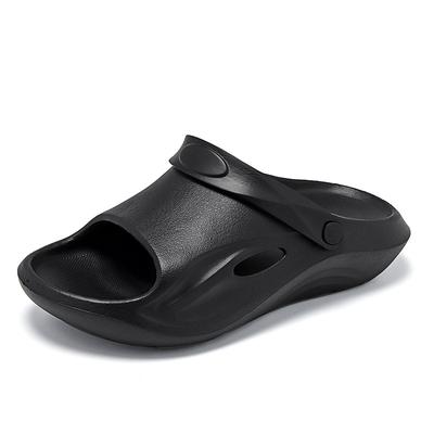 Modische Crestar Plateau-Sandalen für Herren Sommer Outdoor Dicke Sohle EVA Strandschuhe mit Fußgewölbeunterstützung Weiche Innensohle Unisex Hausschuhe