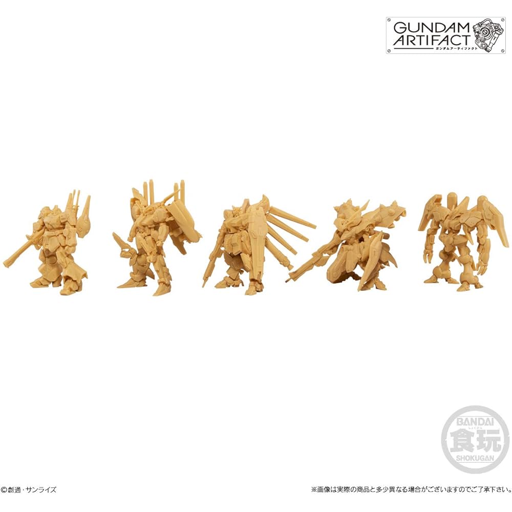 Bandai Gundam Artifact Box Set 10 Pieces Collectible Figures with Gum Gundam Series