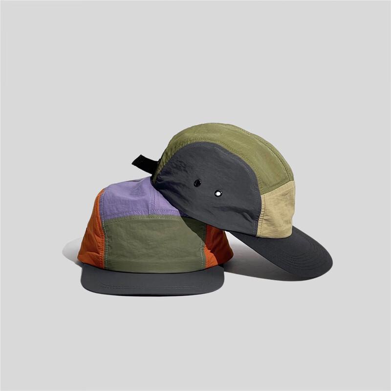 Quick-Dry Adjustable Patchwork Sports Cap