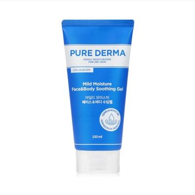 On the Body Pure Derma Milde Feuchtigkeitspflege Gesicht & Körper Beruhigungsgel 150ml*1St/2St/3St/4St